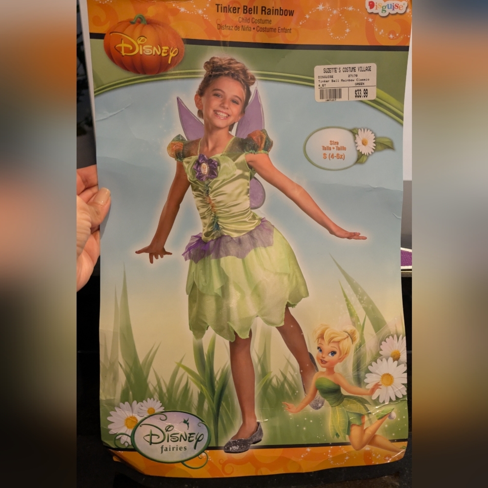 Disguise Tinker Bell Fairy Costume - Green and Purple
